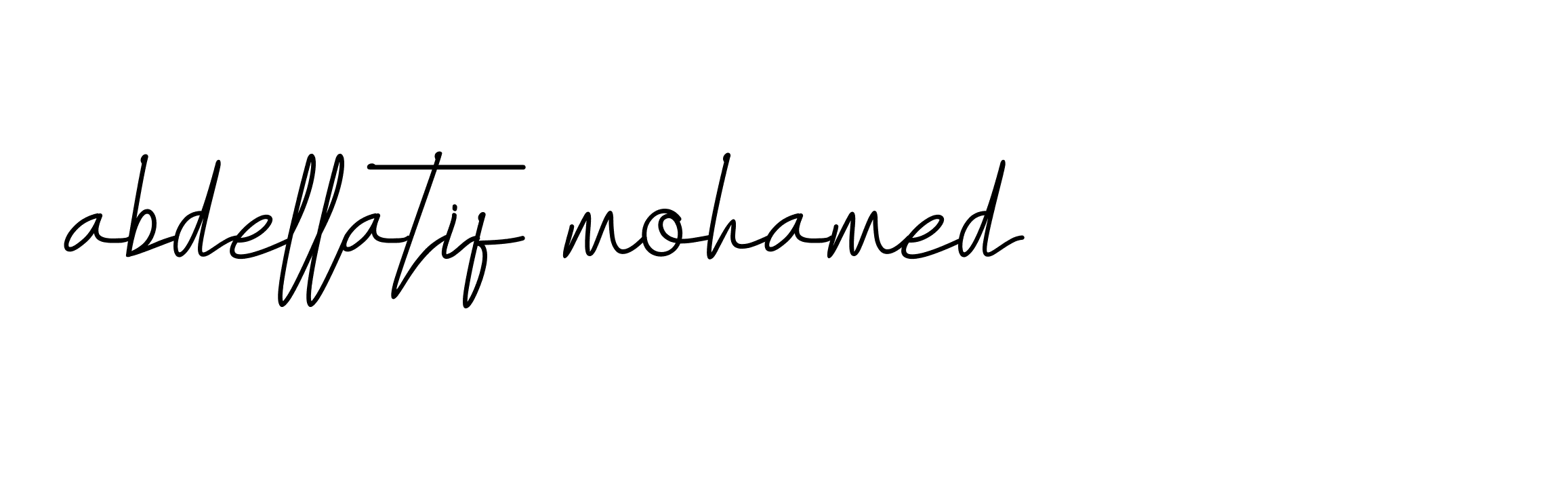 Signature of abdellatif-mohamed