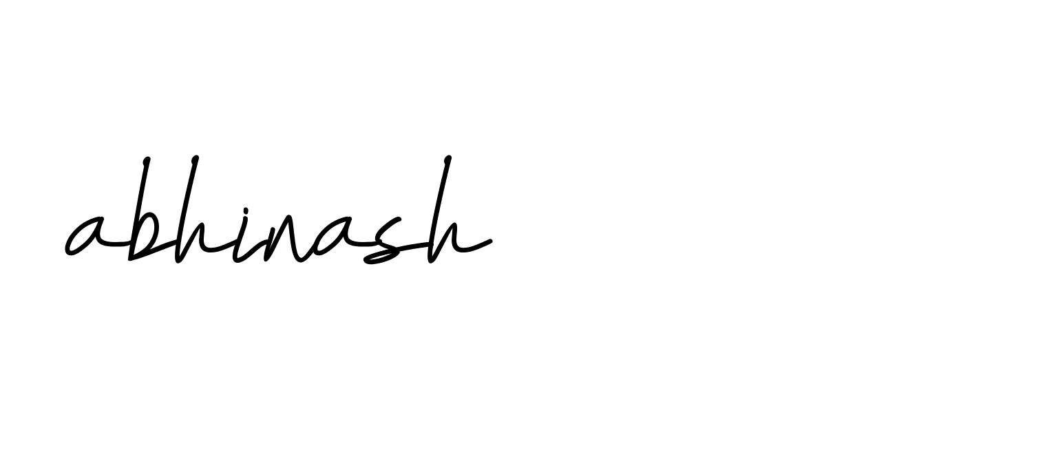 Signature of abhinash