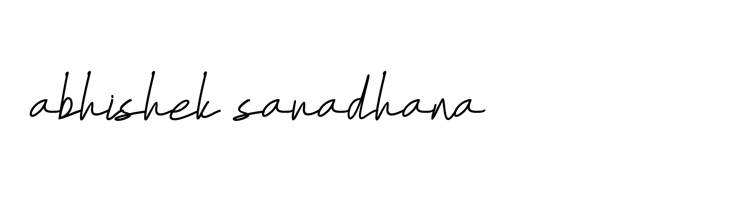 Signature of abhishek-saradhana