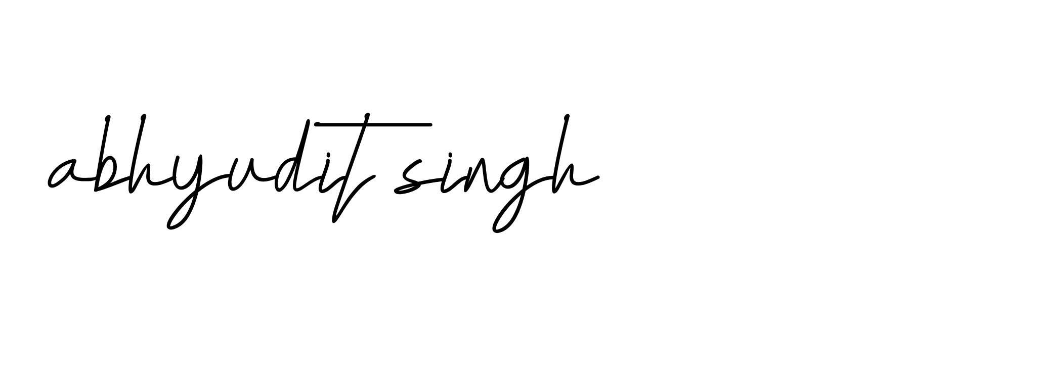 Signature of abhyudit-singh-