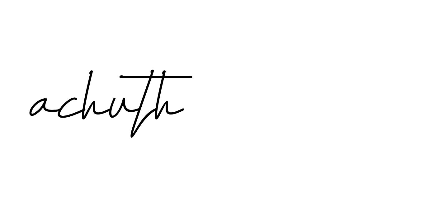 Signature of achuth