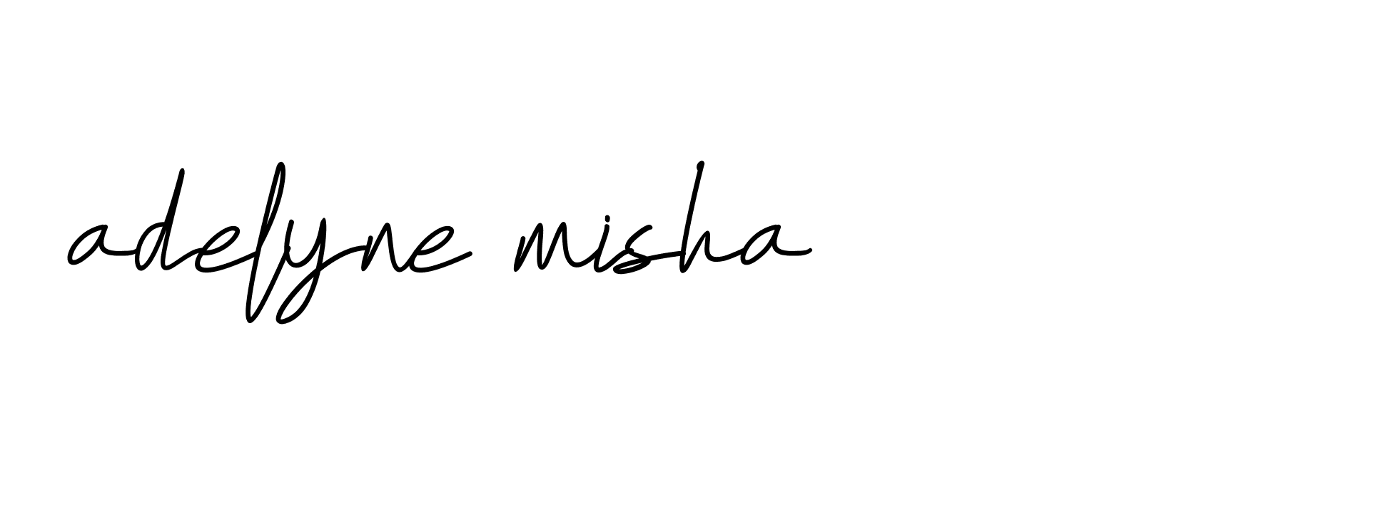 Signature of adelyne-misha