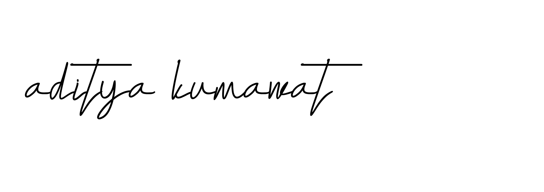 Signature of aditya-kumawat