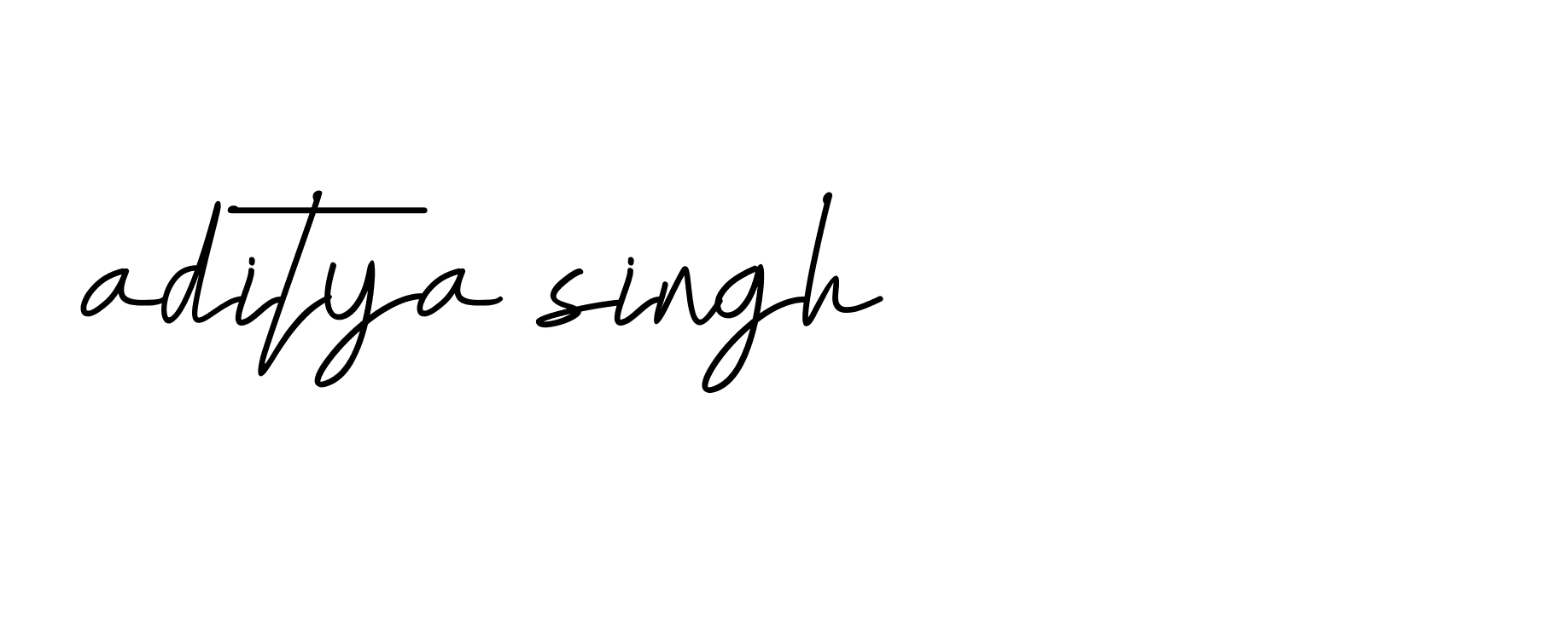 Signature of aditya-singh