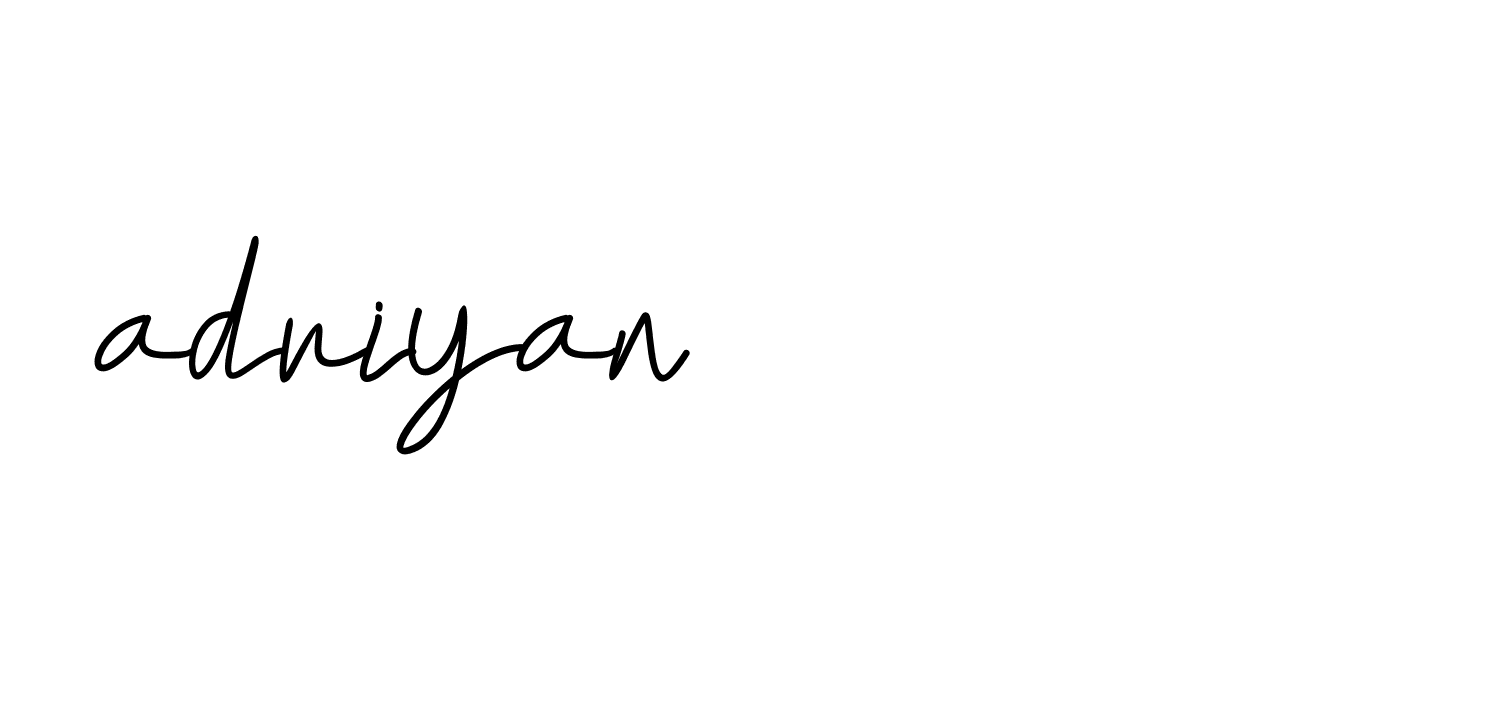 Signature of adriyan