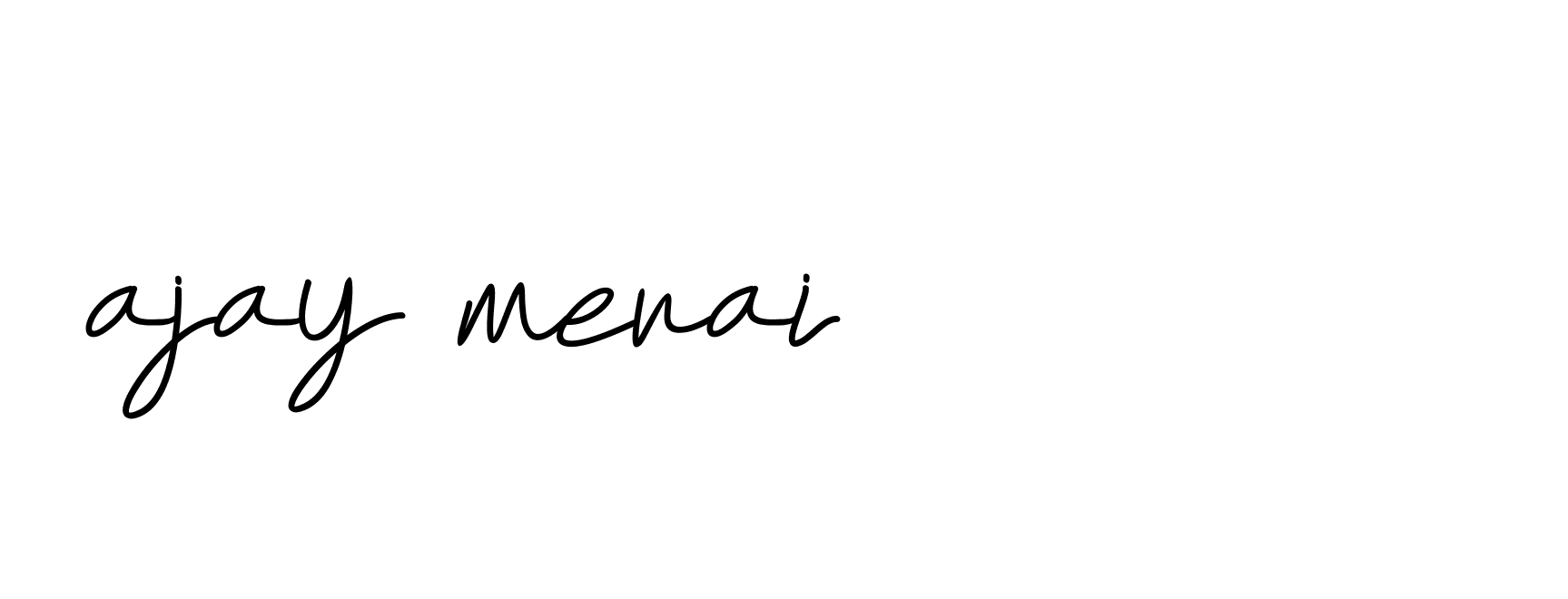 Signature of ajay-merai