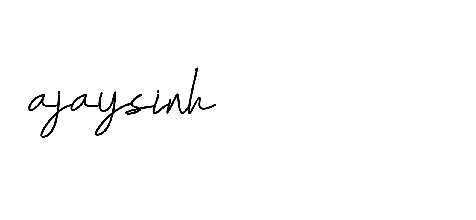 Signature of ajaysinh-