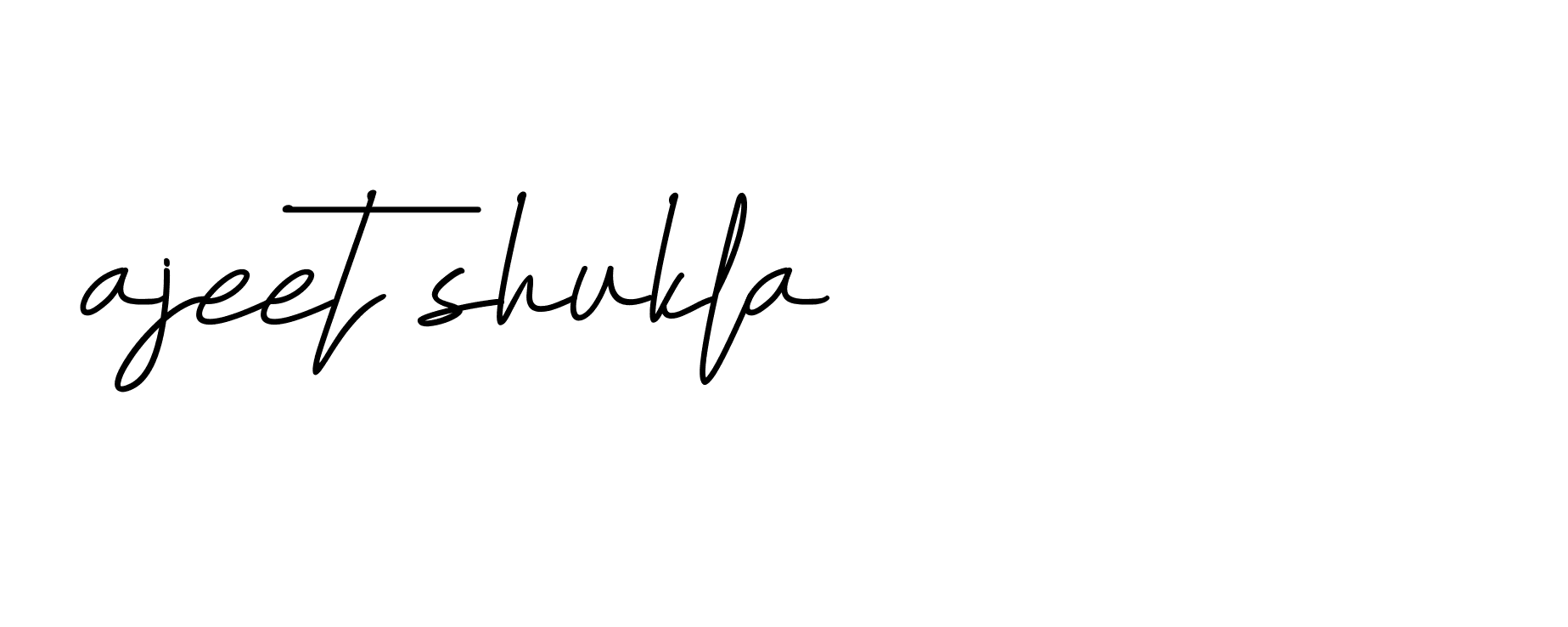 Signature of ajeet-shukla-