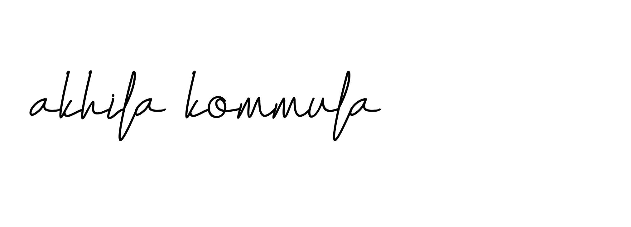 Signature of akhila-kommula