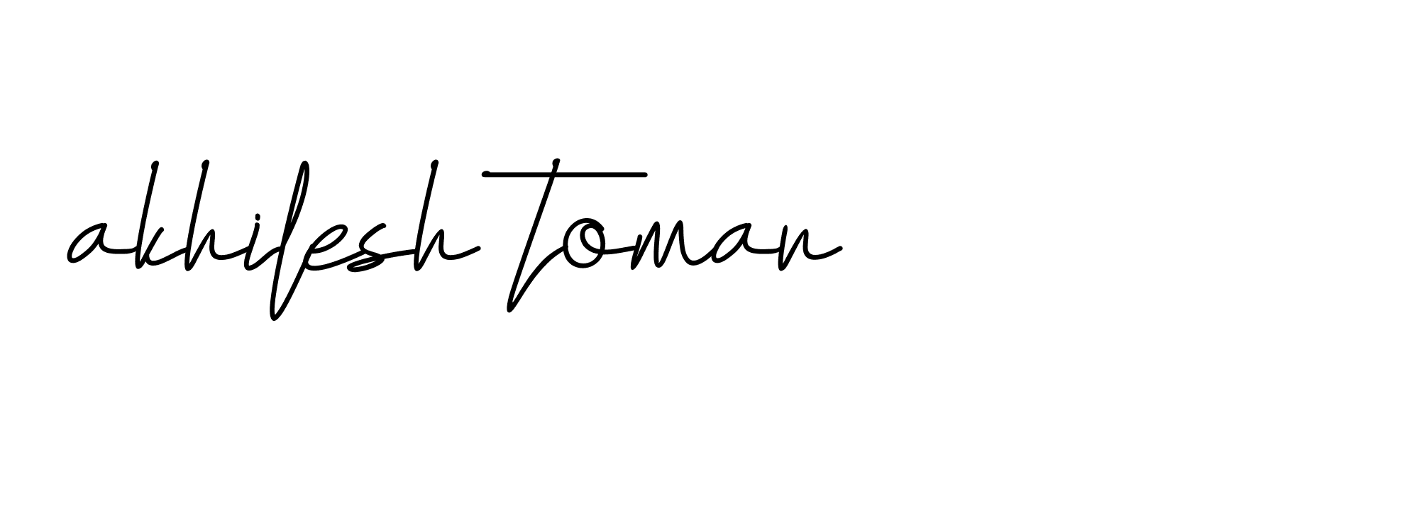 Signature of akhilesh-tomar