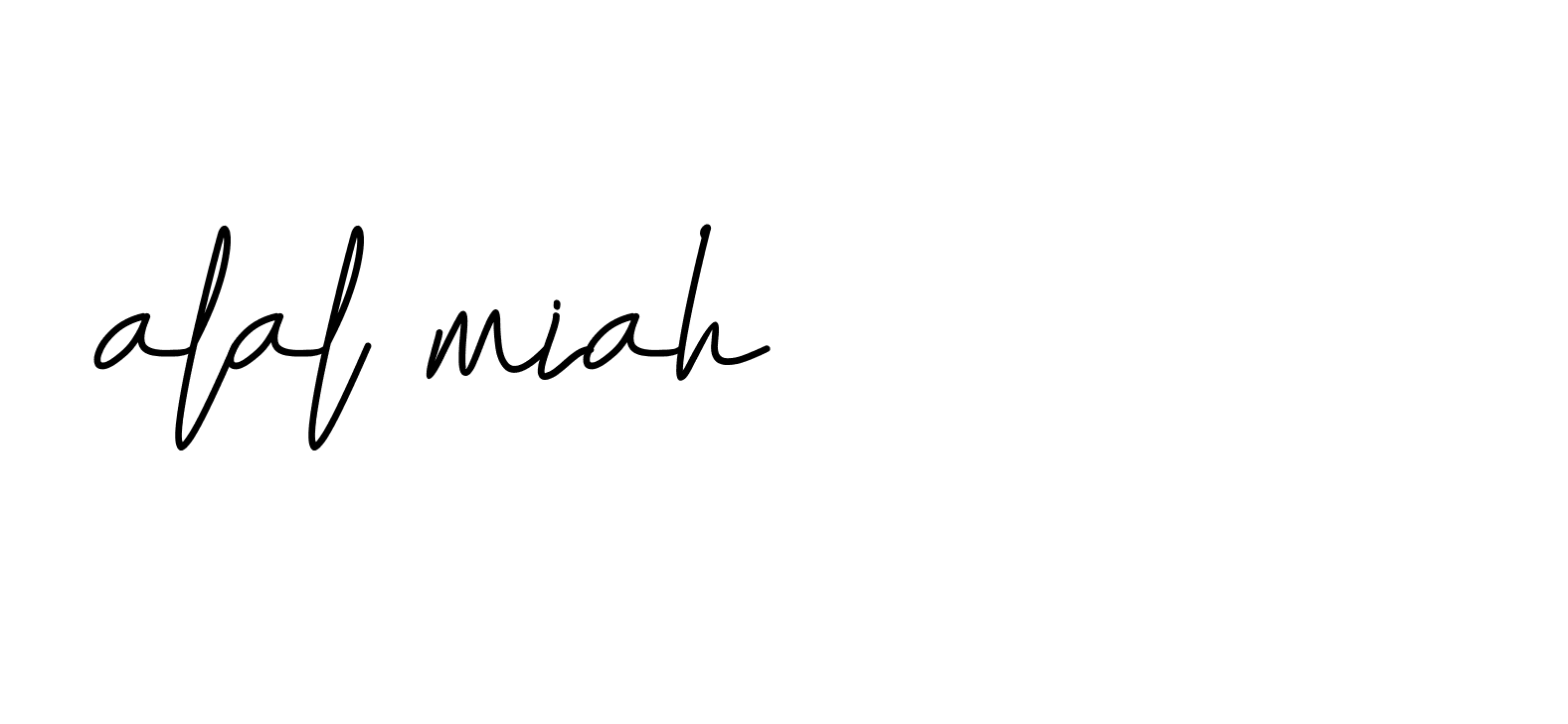 Signature of alal-miah