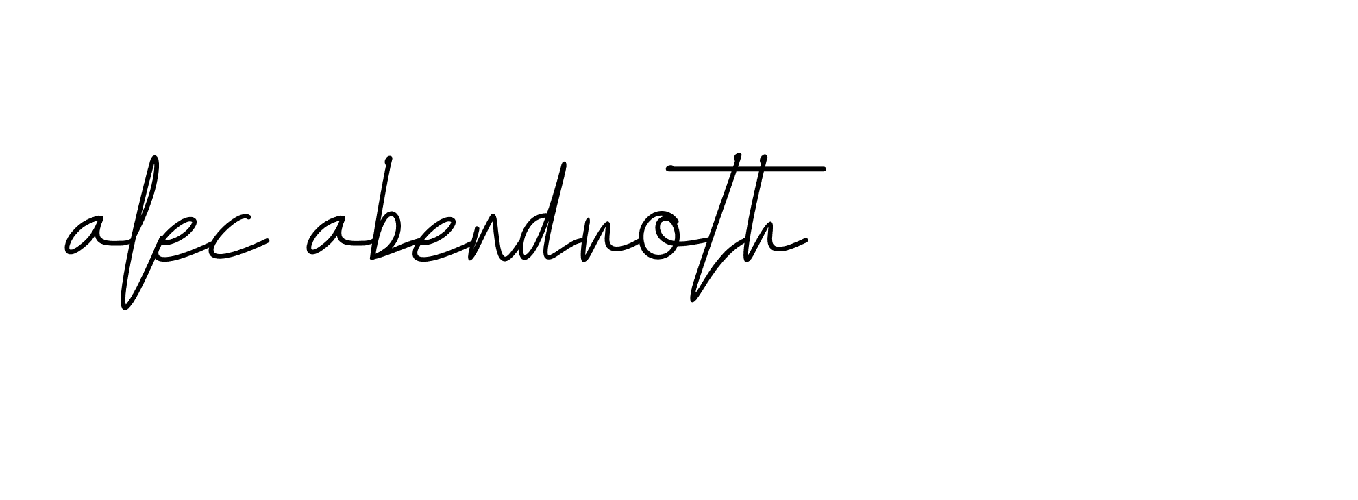 Signature of alec-abendroth