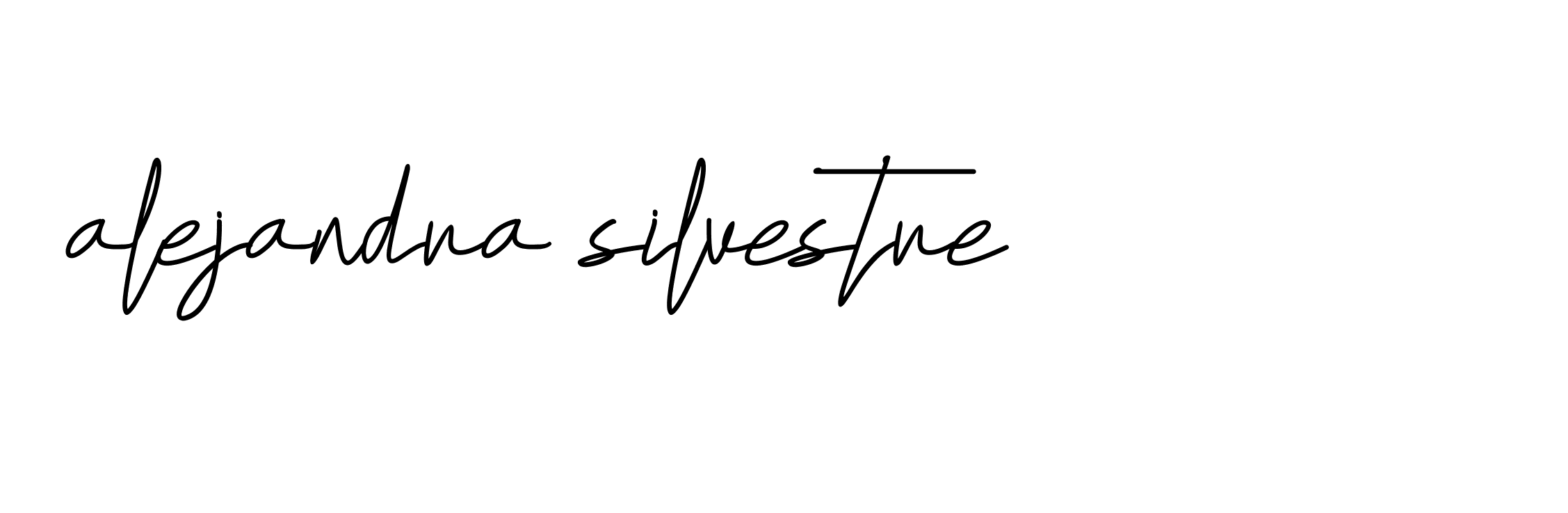 Signature of alejandra-silvestre