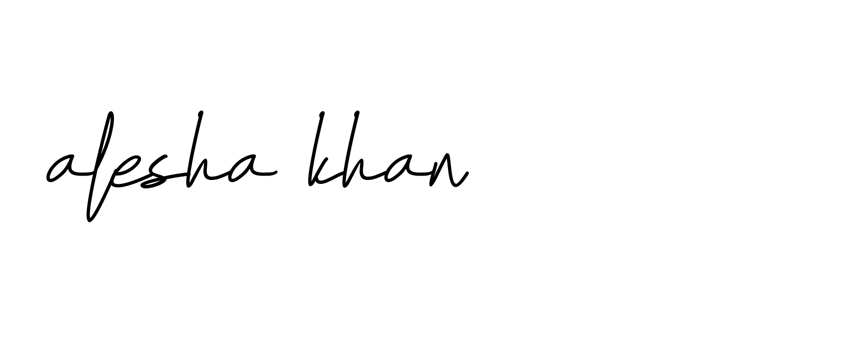 Signature of alesha-khan