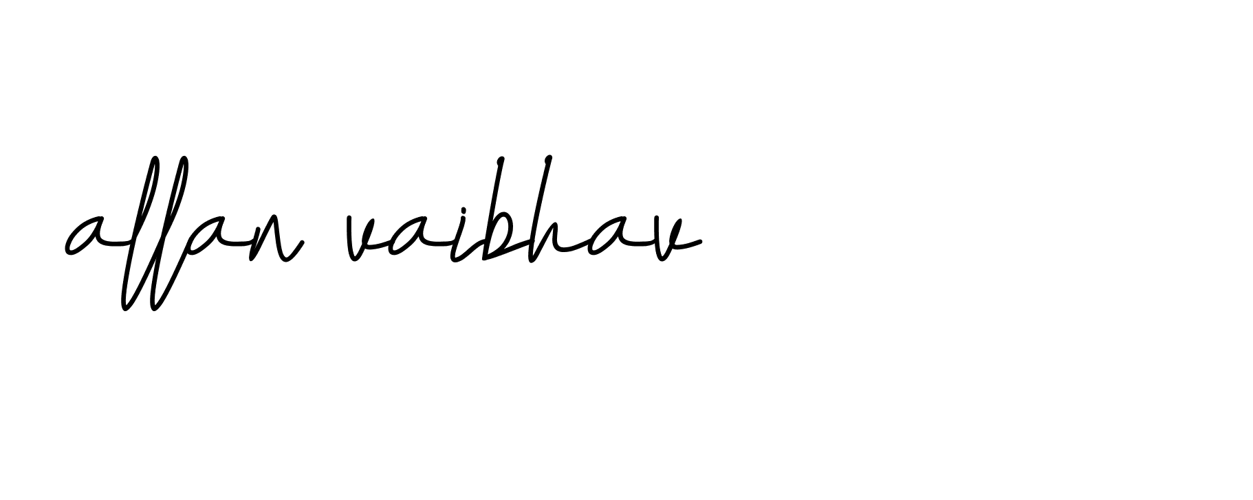 Signature of allan-vaibhav