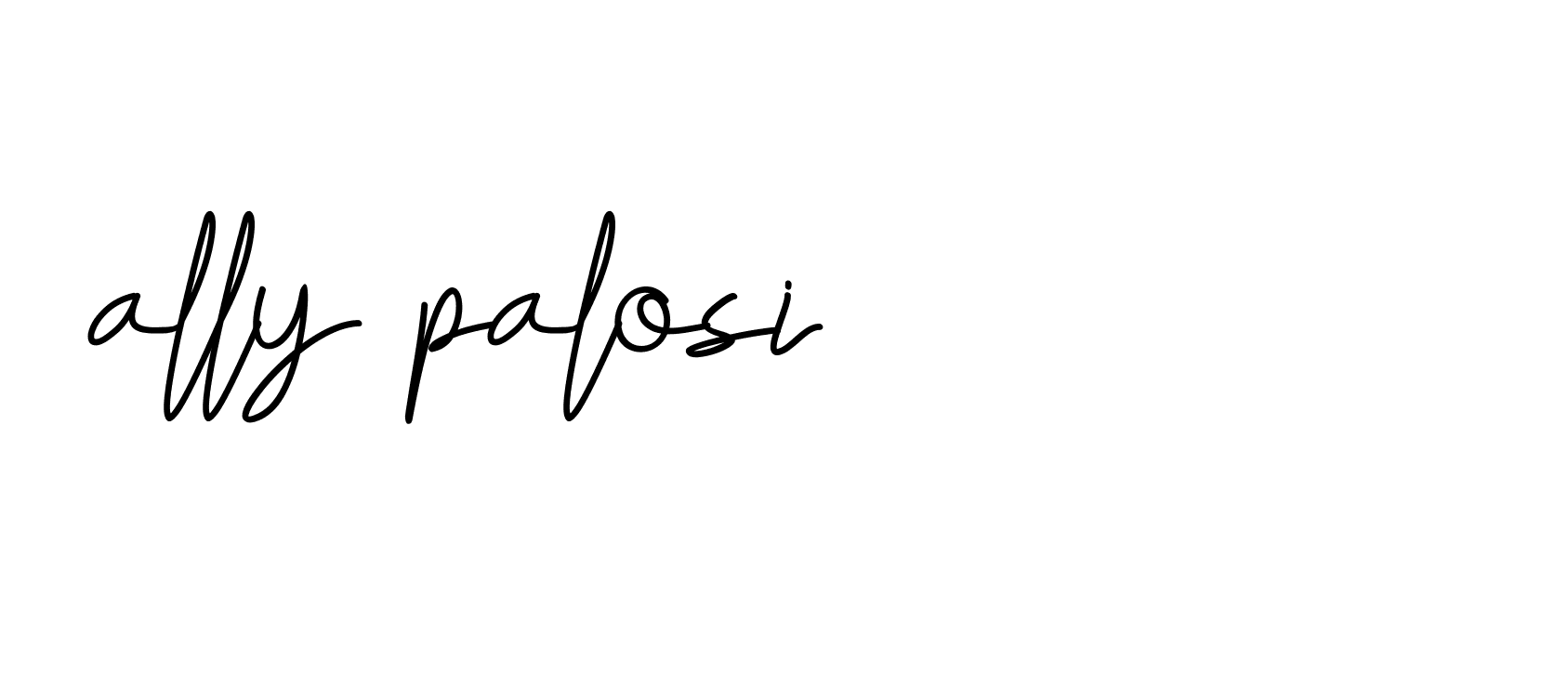 Signature of ally-palosi