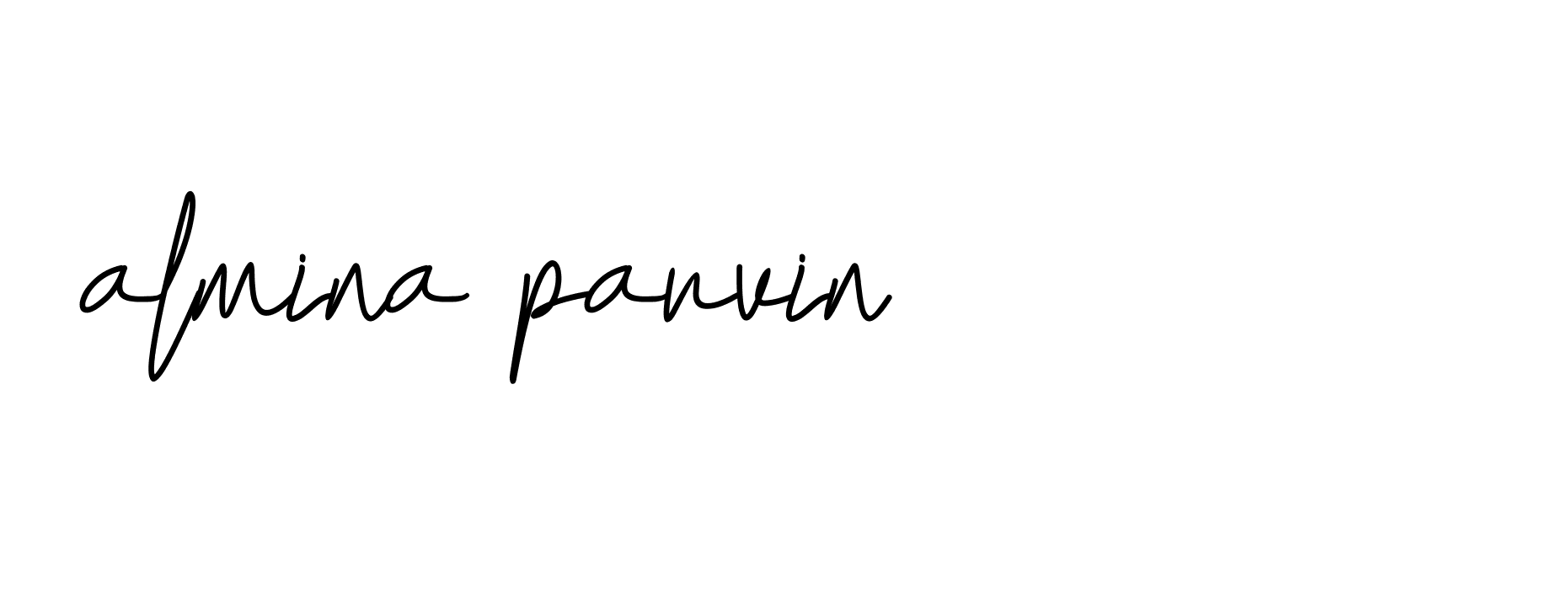 Signature of almina-parvin