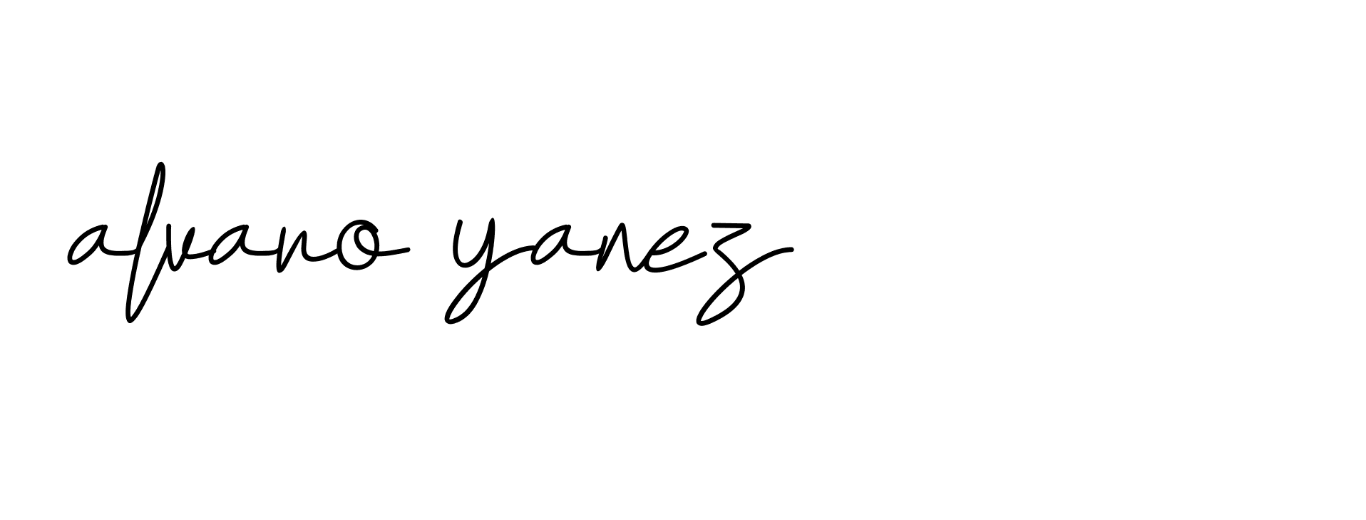 Signature of alvaro-yanez