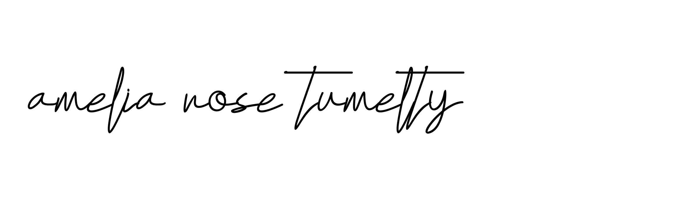 Signature of amelia-rose-tumelty