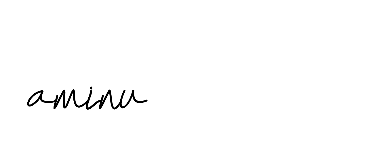 Signature of aminu