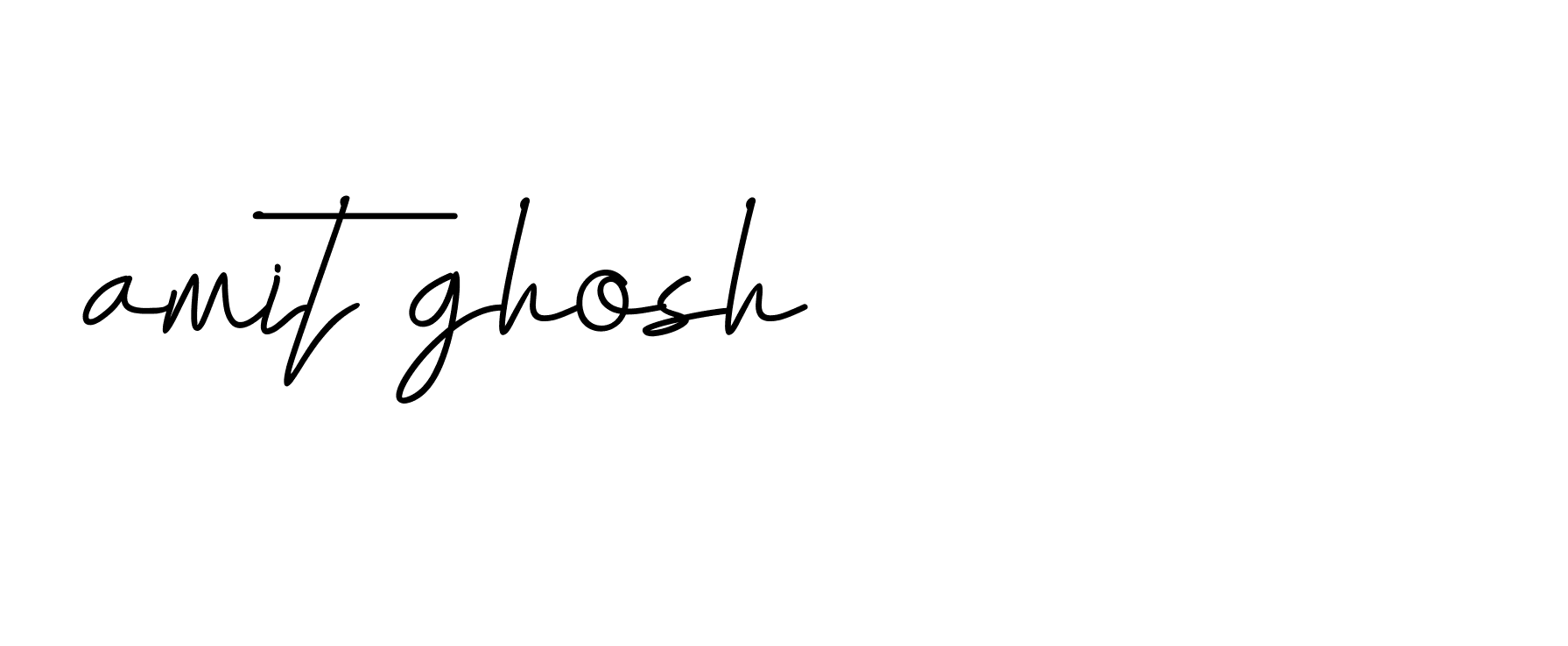 Signature of amit-ghosh-