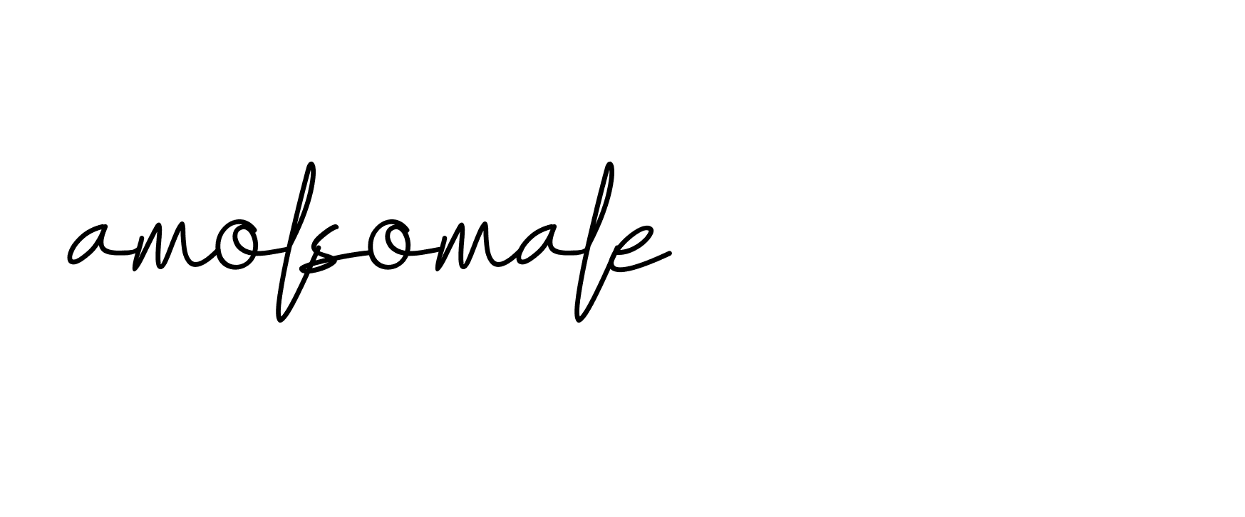 Signature of amolsomale