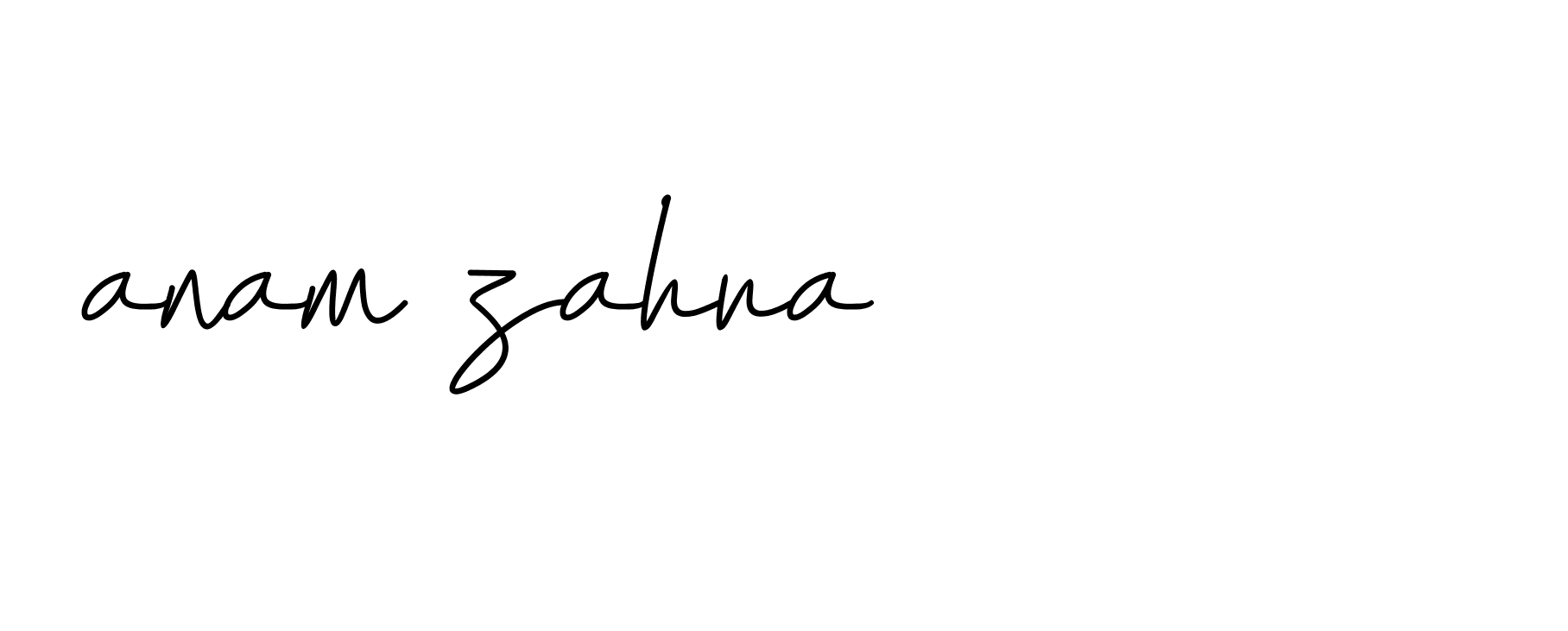 Signature of anam-zahra