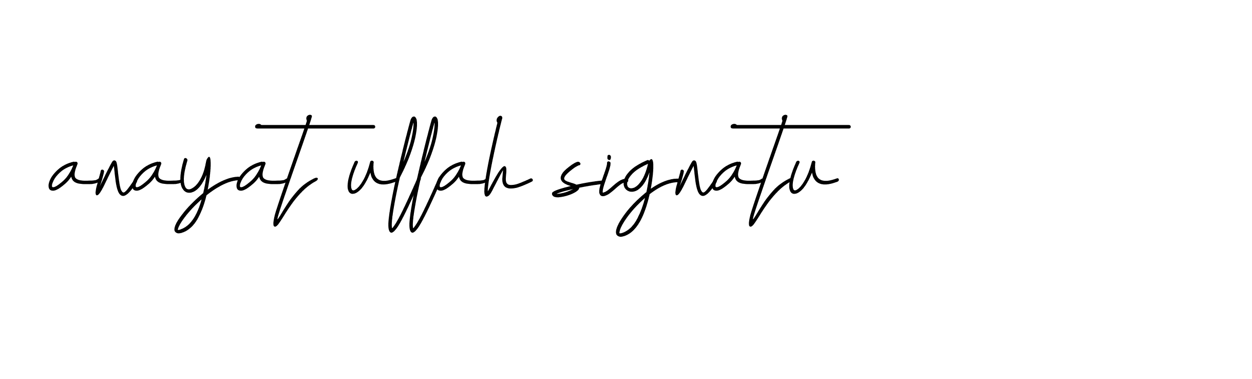 Signature of anayat-ullah-signatu