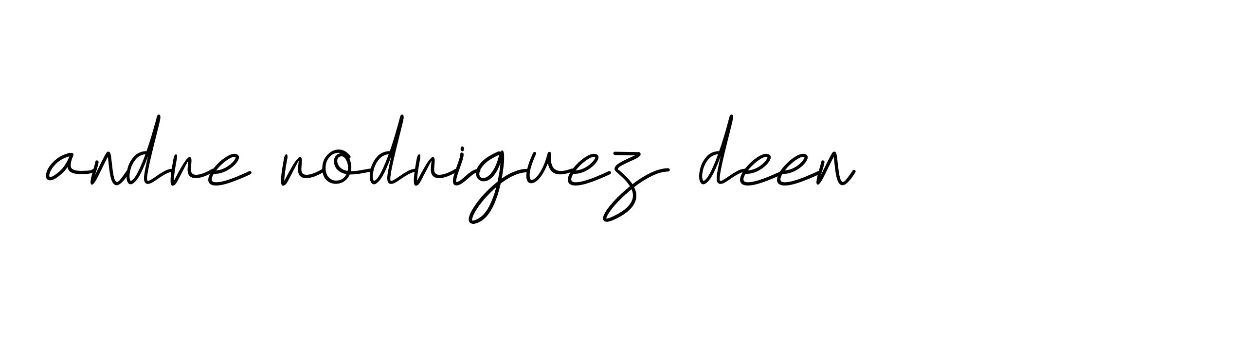 Signature of andre-rodriguez-deen