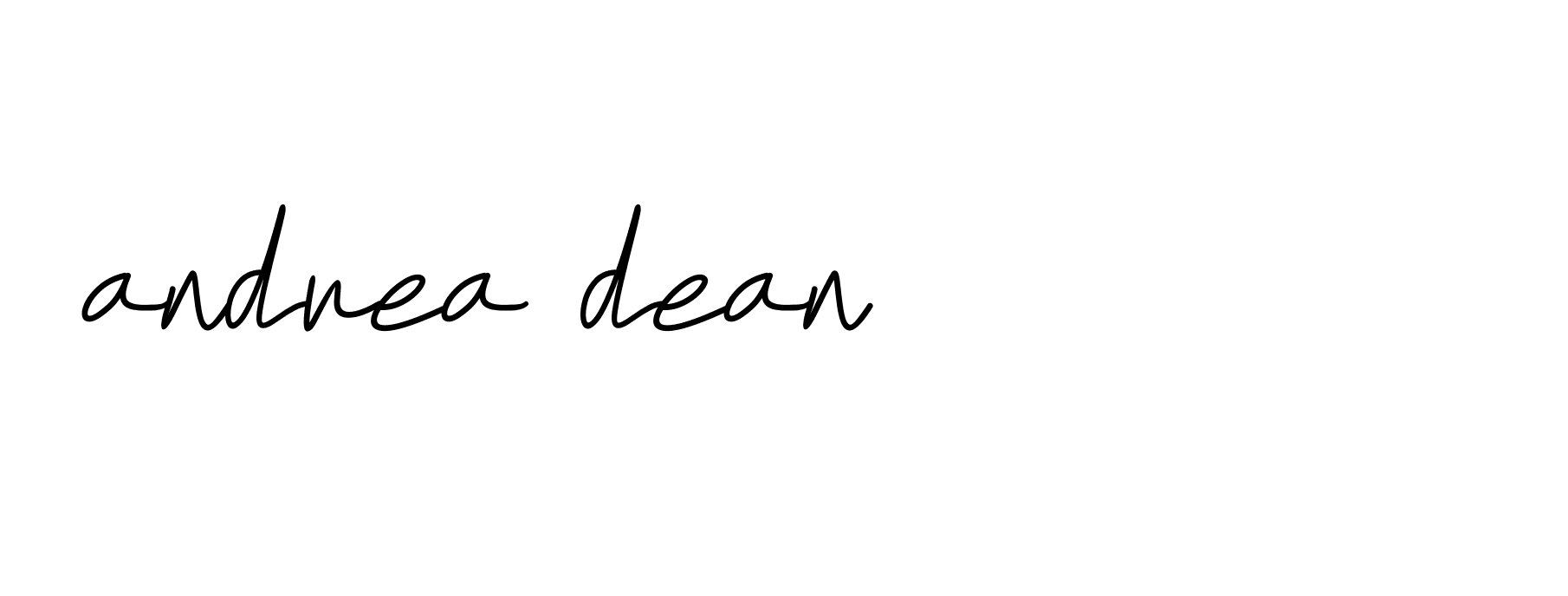 Signature of andrea-dean