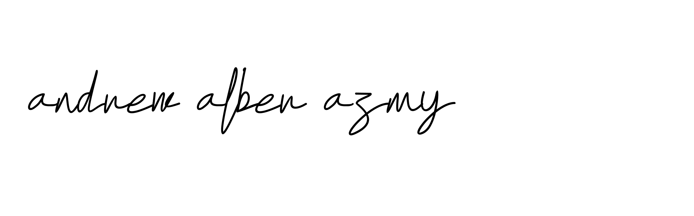 Signature of andrew-alber-azmy