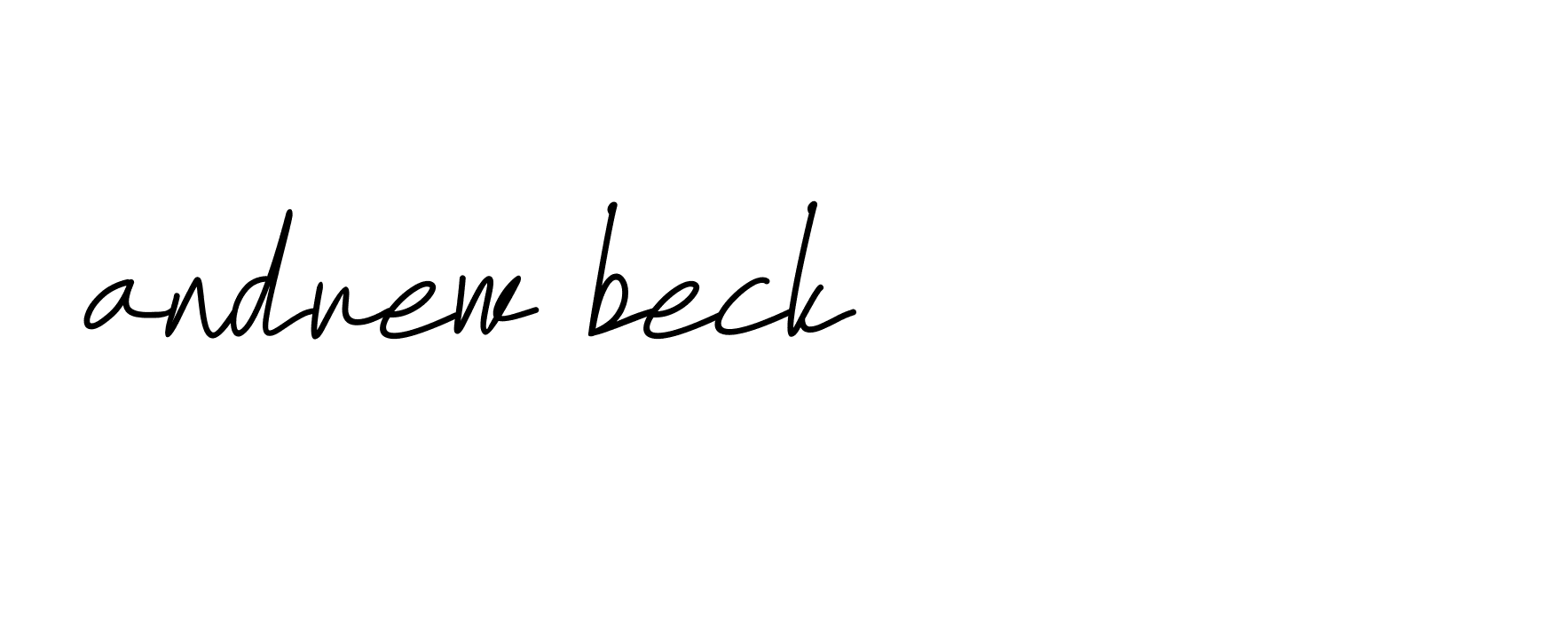 Signature of andrew-beck