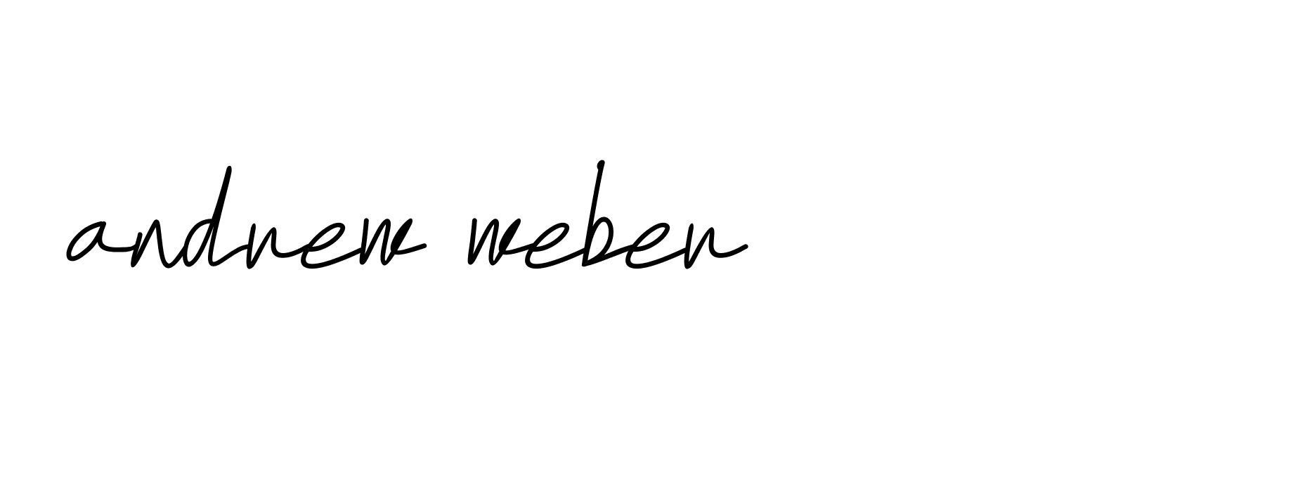 Signature of andrew-weber