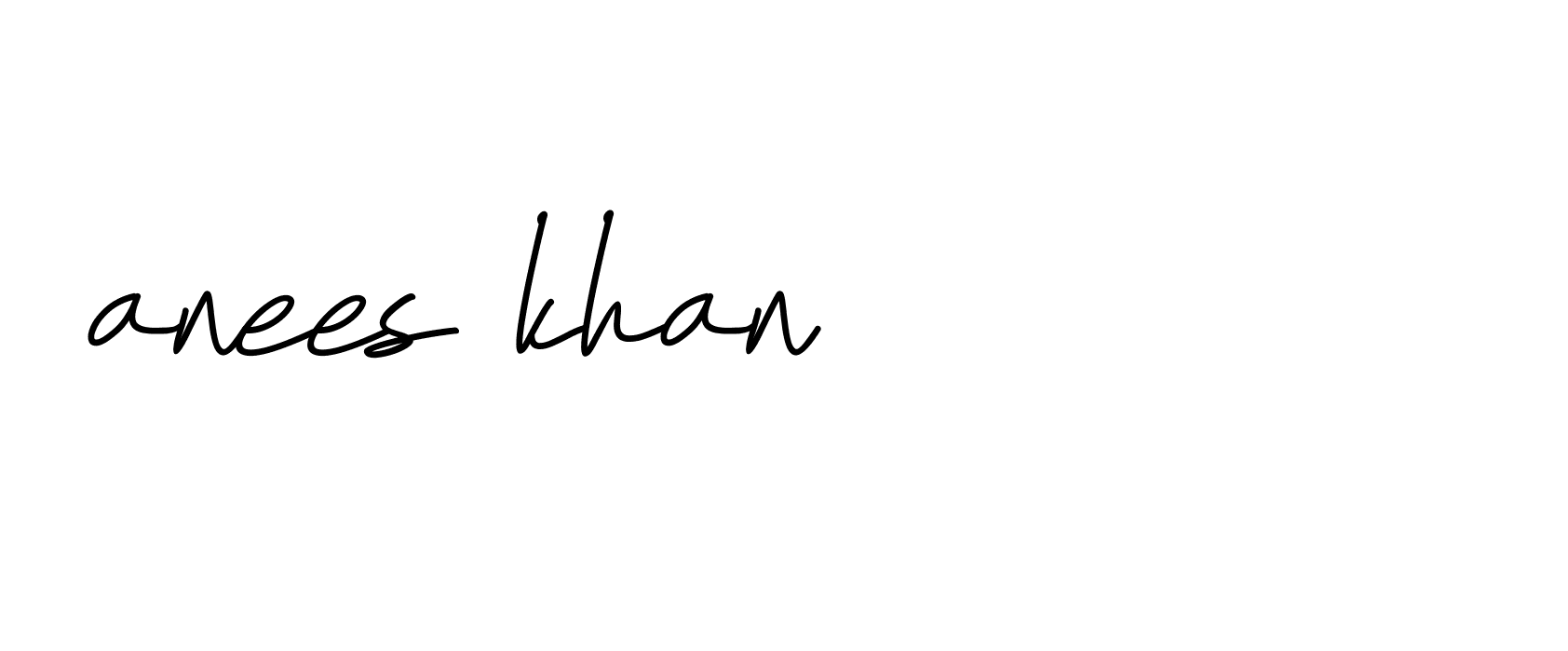 Signature of anees-khan