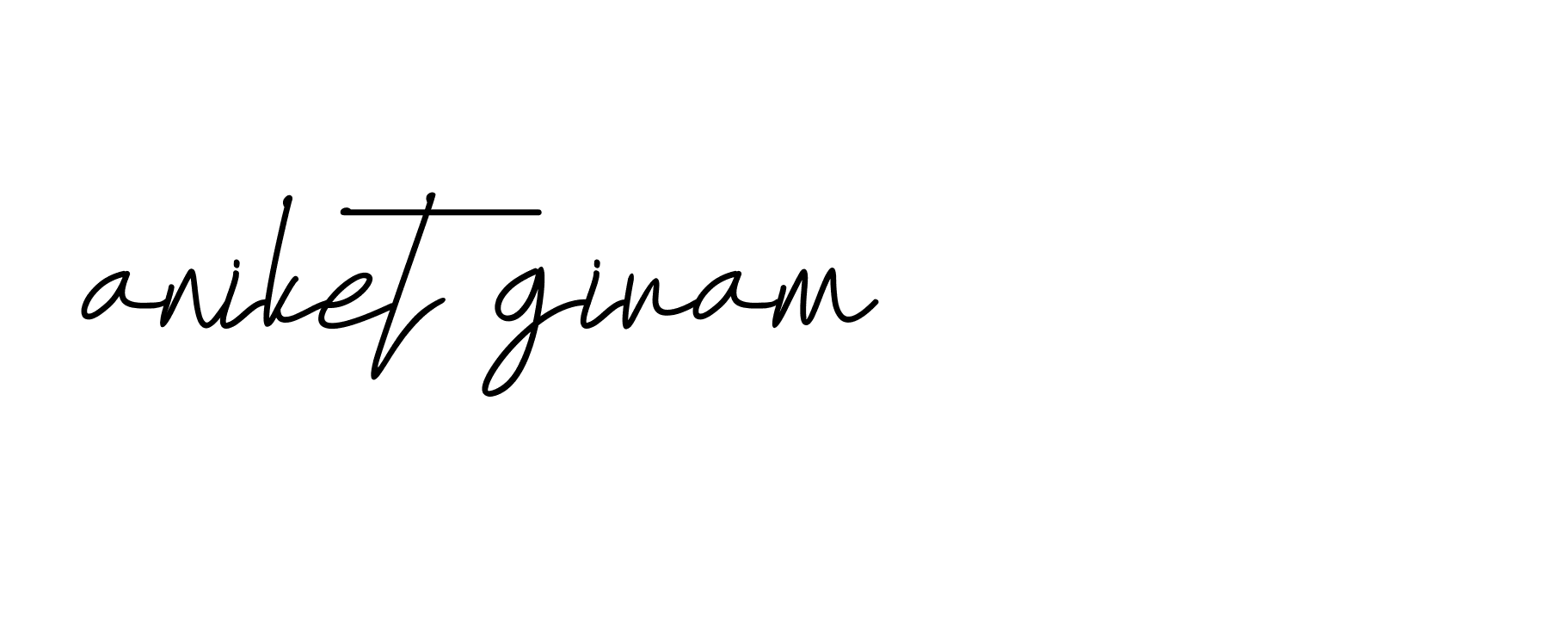 Signature of aniket-giram