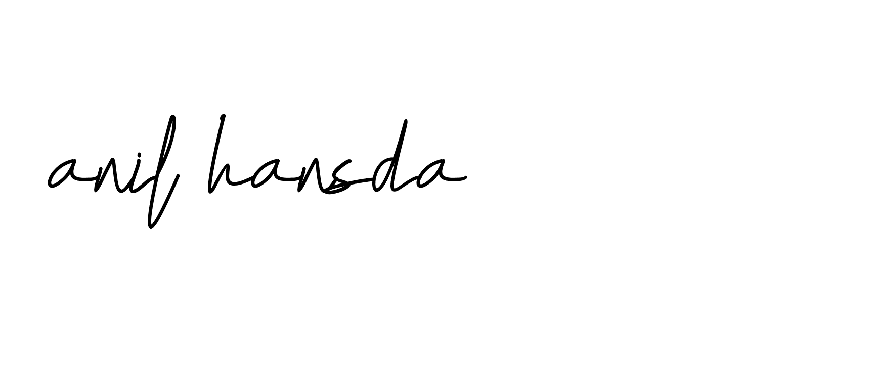 Signature of anil-hansda