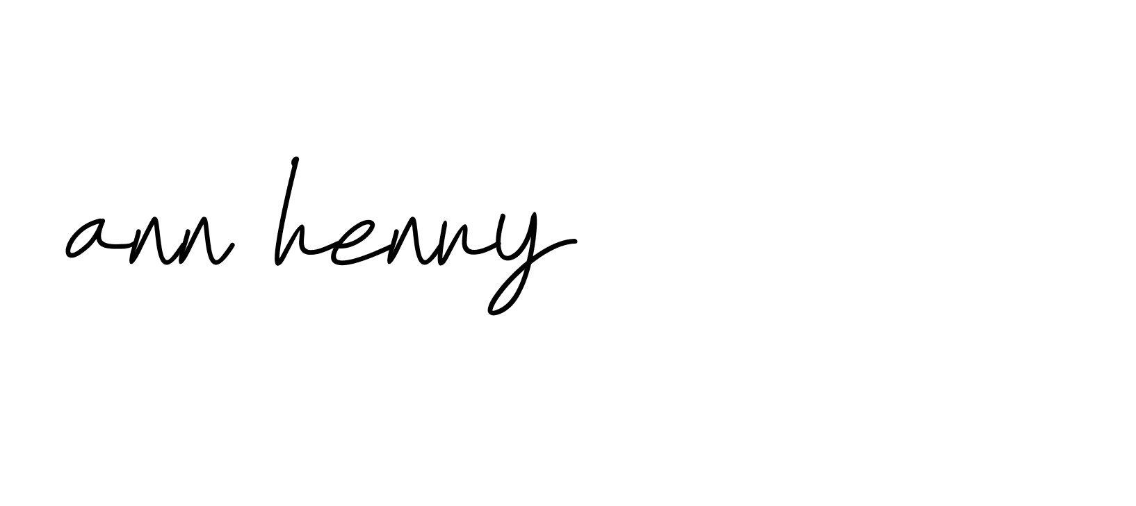 Signature of ann-henry