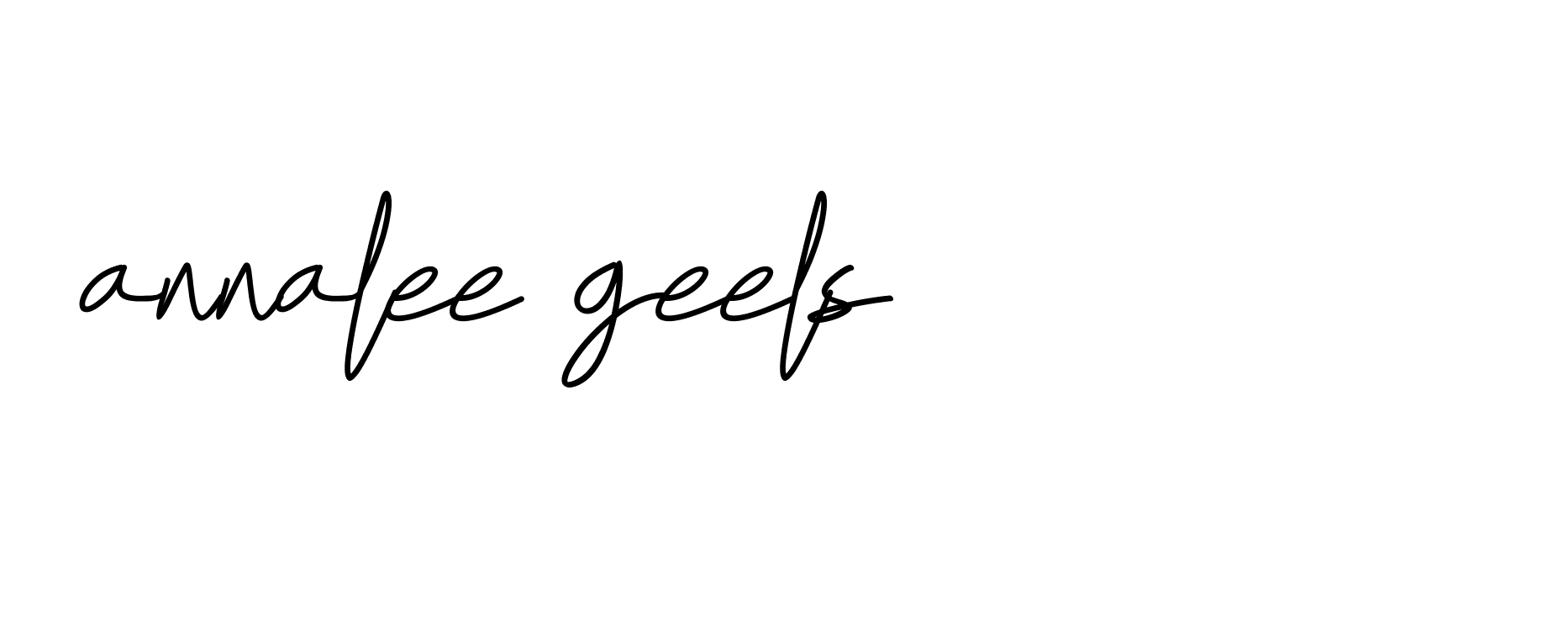 Signature of annalee-geels