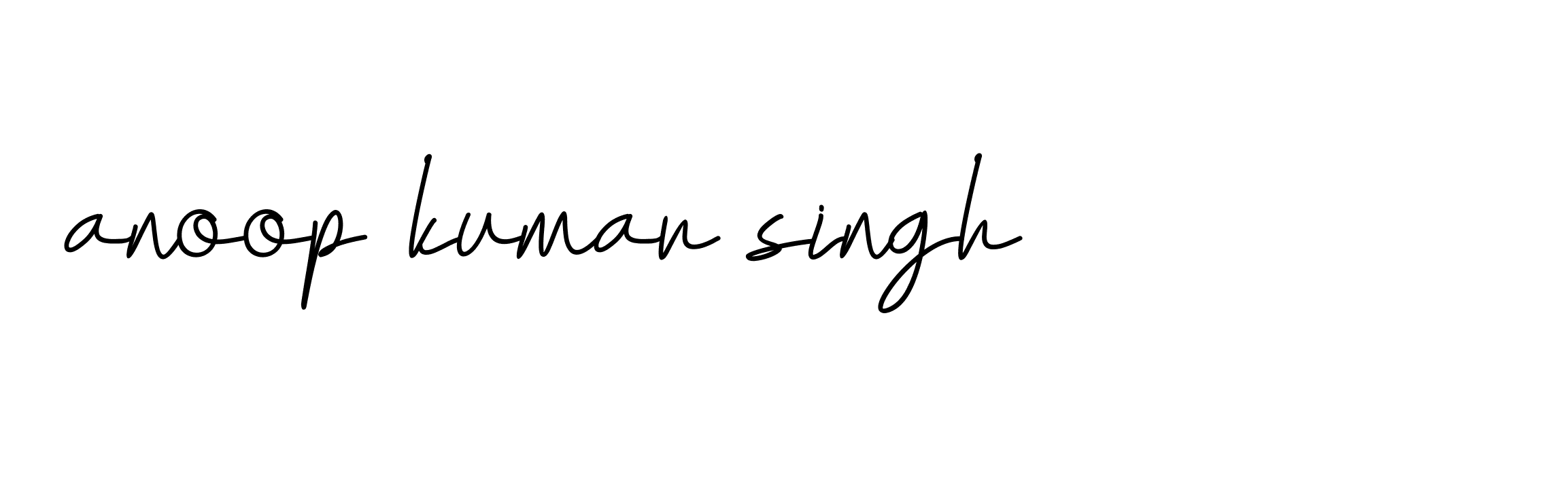 Signature of anoop-kumar-singh