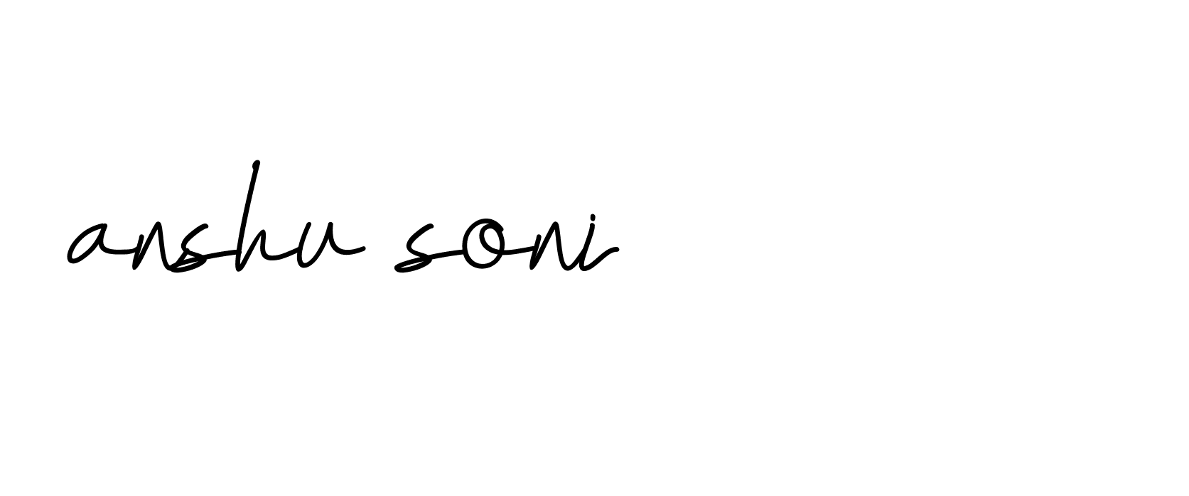 Signature of anshu-soni