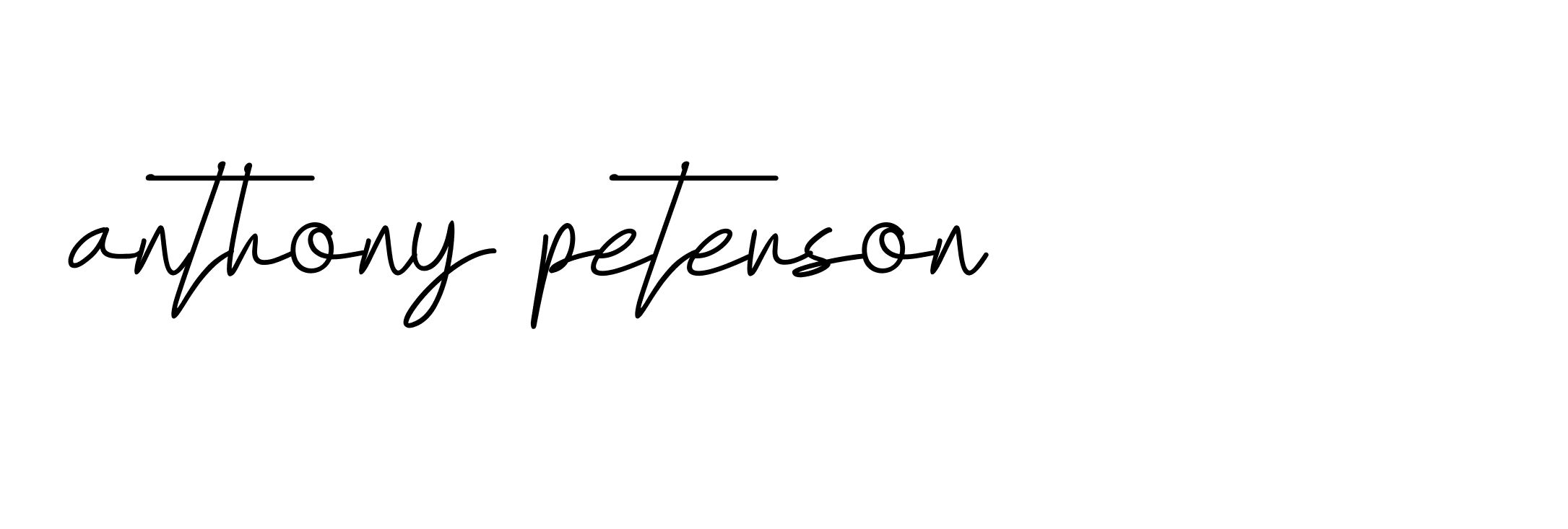 Signature of anthony-peterson