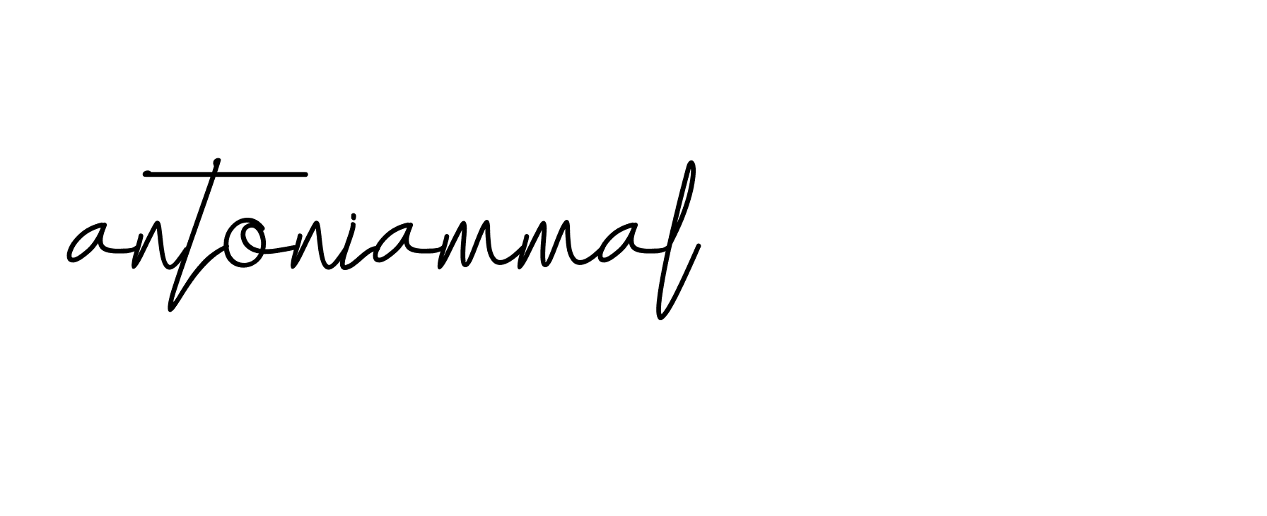 Signature of antoniammal