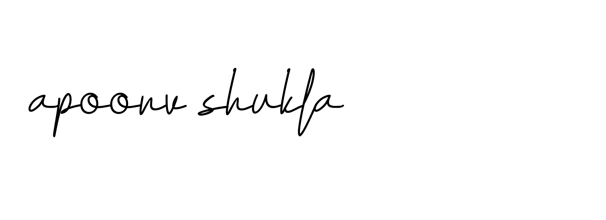 Signature of apoorv-shukla-