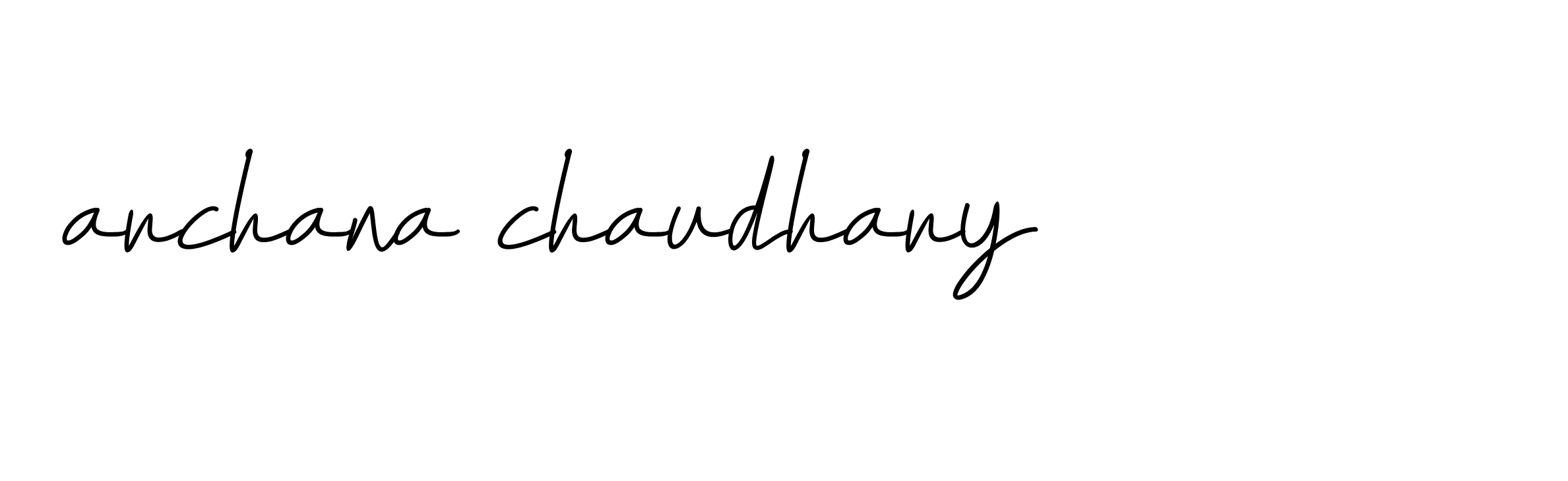 Signature of archana-chaudhary