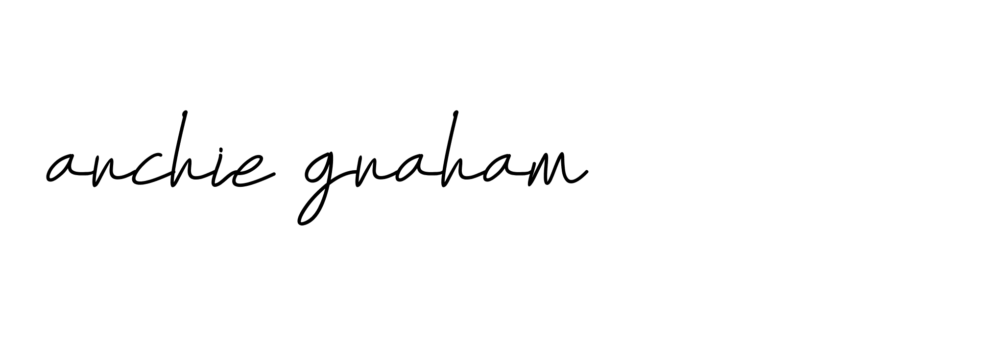 Signature of archie-graham