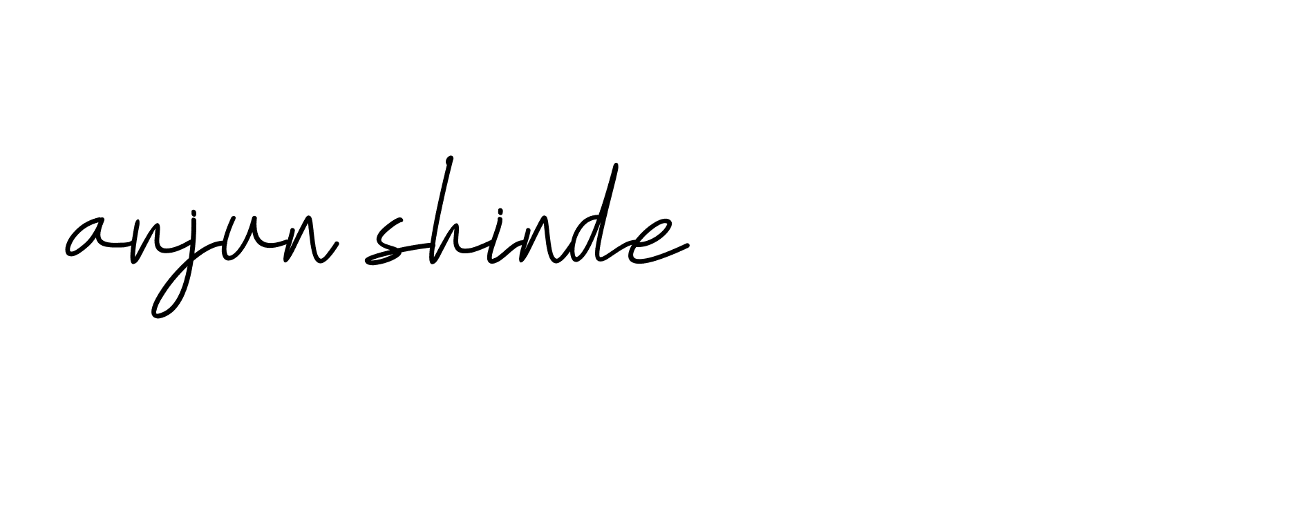 Signature of arjun-shinde-