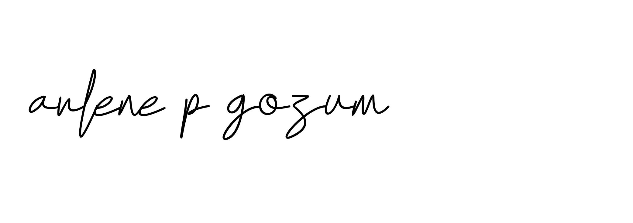 Signature of arlene-p-gozum