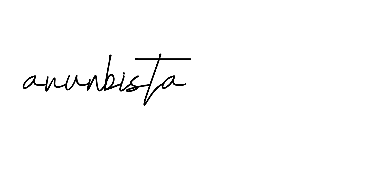 Signature of arunbista