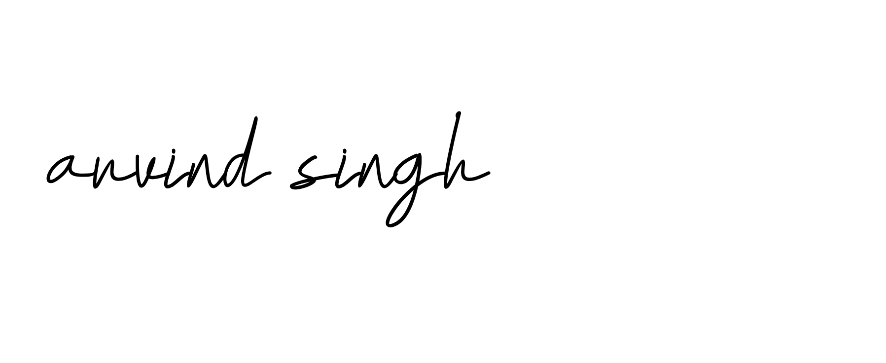 Signature of arvind-singh