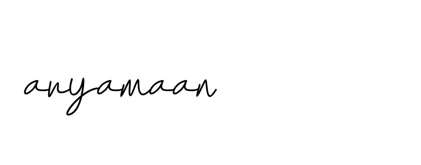 Signature of aryamaan